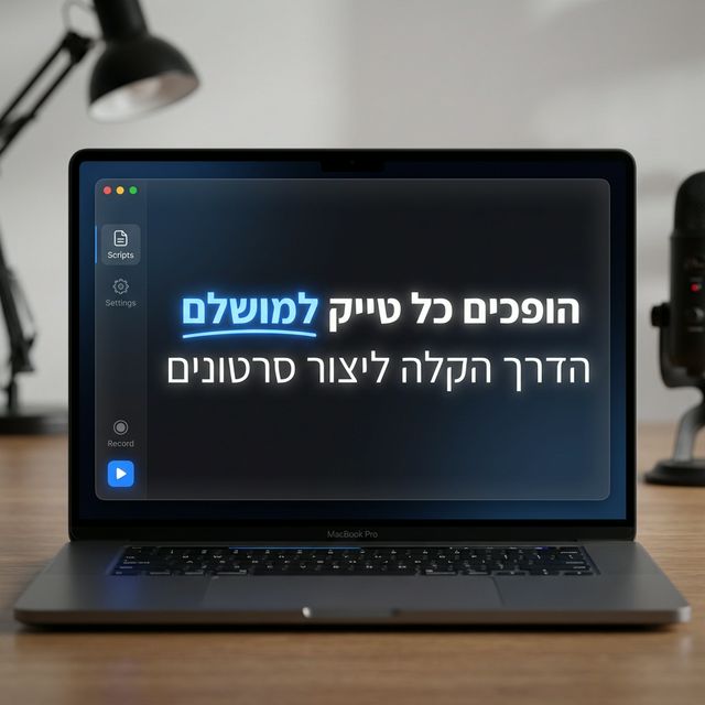 הצגה בקצב שלכם