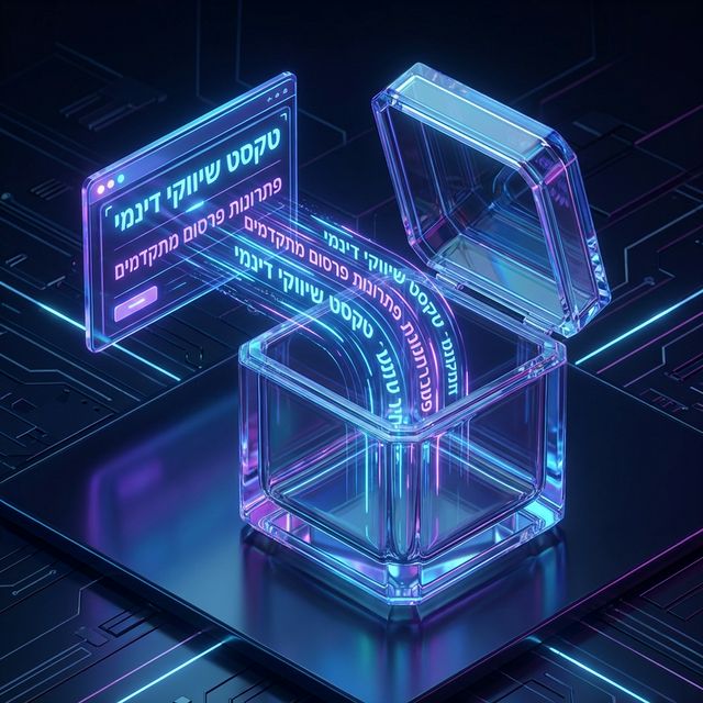 הדביקו את התסריט